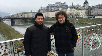 Cristian Cuadrado e Iñaki Gorostidi en Salzburgo, Austria